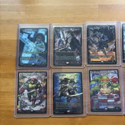 TMNT MTG Teenage Mutant Magic Set of 10 0281-0290 Super Shredder borderless foil - Image 2