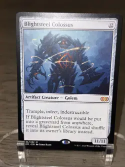 Blightsteel Colossus Double Masters 2022 MTG Magic The Gathering NM - Image 3