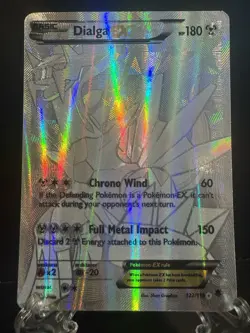 Pokemon Dialga EX Full Art Secret Rare Silver Card 122/119 Phantom Forces NM/LP - Image 1