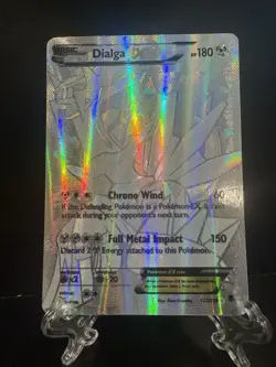 Pokemon Dialga EX Full Art Secret Rare Silver Card 122/119 Phantom Forces NM/LP - Image 2