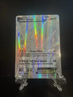 Pokemon Dialga EX Full Art Secret Rare Silver Card 122/119 Phantom Forces NM/LP - Image 3