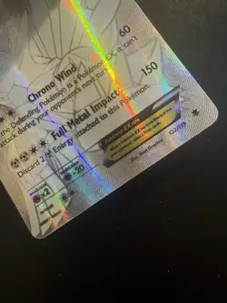 Pokemon Dialga EX Full Art Secret Rare Silver Card 122/119 Phantom Forces NM/LP - Image 5