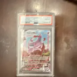 Pokemon Fusion Strike Espeon VMAX Alternate Art Secret Rare Holo #270 PSA 8 - Image 3