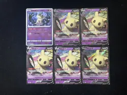 2025 Pokemon TCG S-Chinese CS4.5C 024/063 020/059 U Mimikyu V Holo Lot*6 AD12 - Image 1