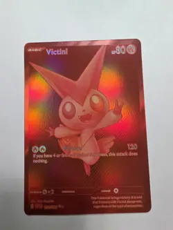 Pokemon TCG Victini S&V White Flare, Red Foil Holo, 172/086 - Image 1