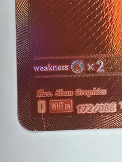 Pokemon TCG Victini S&V White Flare, Red Foil Holo, 172/086 - Image 2