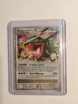 Pokemon Rayquaza C LV.X 120 HP Diamond and Pearl DP47 Holo Promo 2009 - Image 1