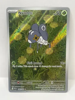Pokemon TCG Phantasmal Flames Nymble Illustration Rare 096/094 - Image 1