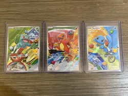 Pokemon First Partner Illustration Collection MEP Bulbasaur Charmander Squirtle - Image 1