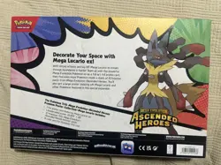 Pokemon TCG: Ascended Heroes Premium Poster Collection Mega Lucario Sealed Box - Image 2