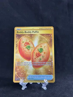 Buddy-Buddy Poffin 223/167 Gold Pokemon Twilight Masquerade NM/M - Image 1