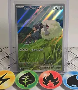 Pokemon TCG Hop's Wooloo 170/159 Journey Together 2025 NM - Image 1