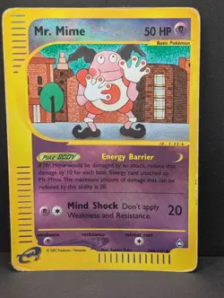 Mr. Mime (95b) 095B/147 Aquapolis Reverse Rare Pokemon TCG Nintendo MP - Image 1