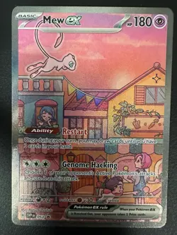 2023 Scarlet & Violet Mew EX Holo Black Star Promo SAR #SVP EN 053 - Image 1
