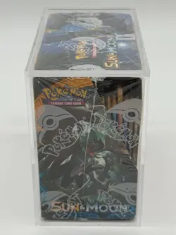 Pokemon TCG Sun & Moon Base Set Booster Box SEALED w/Acrylic Case - Image 4