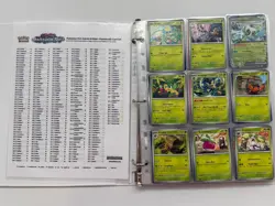 Pokemon TCG Scarlet & Violet Paradox Rift Complete Master Set w/Binder - Image 3