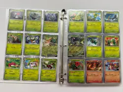 Pokemon TCG Scarlet & Violet Obsidian Flames Complete Master Set w/Binder - Image 1