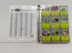 Pokemon TCG Scarlet & Violet Obsidian Flames Complete Master Set w/Binder - Image 3