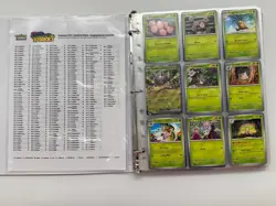 Pokemon TCG Scarlet & Violet Surging Sparks Complete Master Set w/Binder - Image 3