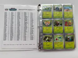 Pokemon TCG Scarlet & Violet Temporal Forces Complete Master Set w/Binder - Image 3