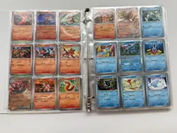 Pokemon TCG Scarlet & Violet Temporal Forces Complete Master Set w/Binder - Image 4