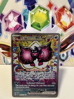 Pecharunt ex 163/131 Special Illustration Rare - Pokemon Prismatic Evolutions NM - Image 1