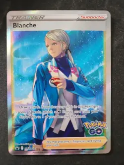 Blanche SWSH227 Full Art Ultra Rare Pokemon Go Sword & Shield Promos NM 2022 - Image 1