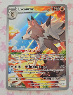 Pokemon Card Lycanroc 166/159 Journey Together Illustration Art Full Art Holo - Image 1