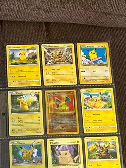 Pokemon Binder Sheets of 171 Assorted Cards Includes Some Halos - Image 1