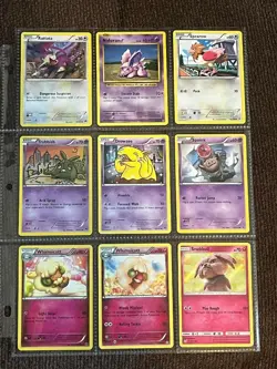 Pokemon Binder Sheets of 171 Assorted Cards Includes Some Halos - Image 3