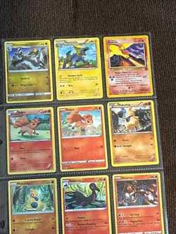 Pokemon Binder Sheets of 171 Assorted Cards Includes Some Halos - Image 4