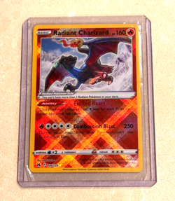 Pokemon Card Radiant Charizard 020/159 Radiant Rare Holo Pokemon Crown Zenith NM - Image 2