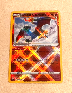 Pokemon Card Radiant Charizard 020/159 Radiant Rare Holo Pokemon Crown Zenith NM - Image 3