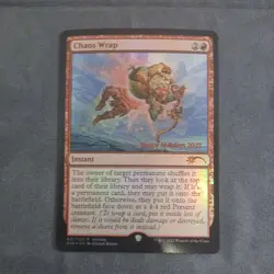 Magic the Gathering Chaos Wrap Foil Holiday 2022 Card - Image 1