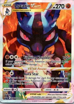 Lucario VSTAR Holo Promo SWSH: Sword & Shield Promo Cards SWSH291 NM - Image 1