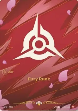 Fury Rune (R01b) - Riftbound Promotional Cards (OPP)(Foil) - Image 1
