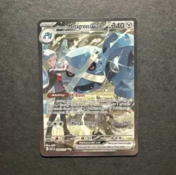 Pokemon Steven's Metagross EX Full Art Holo Rare 340 HP Card 289/217 - Image 1