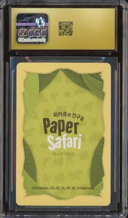 2022 Pokemon Playing Cards Korean Paper Safari Mr. Mime CGC 10 PRISTINE - Image 2