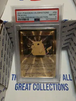Pikachu - (Celebrations Metal Card) 058/102 Miscellaneous Cards & Products Holo - Image 1