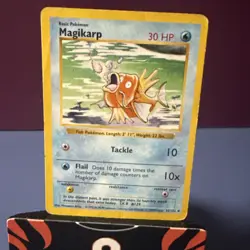 Magikarp 35/102 Pokemon TCG Shadowless Base Set Vintage Card - Image 1