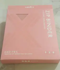 *NEW/SEALED* Vault X Pink Zip 4-Pocket Binder - Holds 160 Cards - Image 4