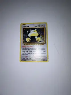 Pokemon Snorlax XY179 Promo Holo 130 HP Immunity Body Slam Card 2016 Rare cosmos - Image 4