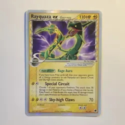 Pokemon Rayquaza ex 97/101 EX Dragon Frontiers Holo Rare EX Delta Species Card - Image 3