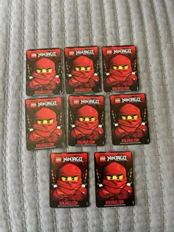 LEGO Ninjago Collectible Card Game Lot - 8 Cards Featuring Kai & Lloyd - Image 4