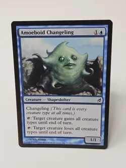 MTG Magic the Gathering Amoeboid Changeling (51/312) Lorwyn LP - Image 1