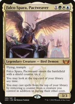 Falco Spara, Pactweaver-Streets Of New Capenna-Foil-186-NM - Image 1