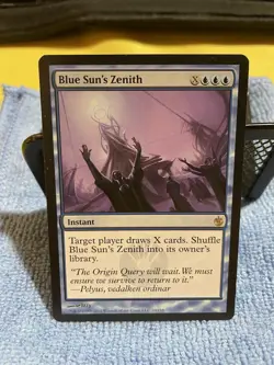 Wizards Blue Sun's Zenith Mirrodin Besieged Rare Blue Instant Regular #20 - Image 1