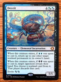 MTG Deceit NM - Lorwyn Eclipsed, English - Image 1