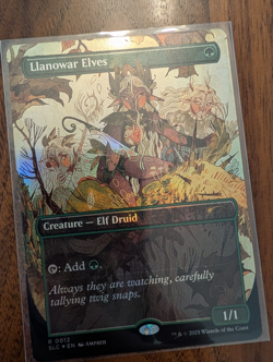 Llanowar Elves Secret Lair Countdown Kit FOIL MTG Magic 12 - Image 1
