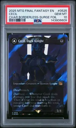 PSA 10 MTG FINAL FANTASY SURGE CECIL, DARK KNIGHT/CECIL, REDEEMED PALADIN 0525 - Image 2
